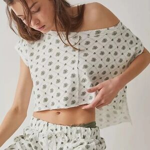 NWT Intimately Free People Cropped Boxy Tee